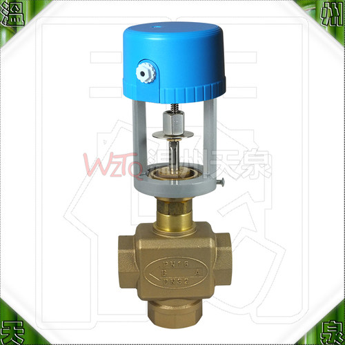 VA-7150驱动器三通开关型电动冷热水阀门 DN15/65（切换阀）AC24v