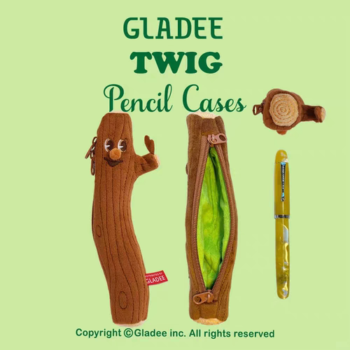 GLADEETwig树枝毛绒电容笔袋