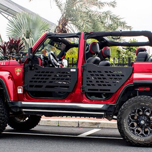 适用于北汽BJ40四门半门越野改装 半门BJ40PLUS钢管越野半门BJ40L