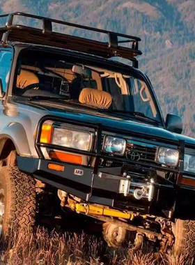 适用于丰田陆地巡洋舰LC80改装保险杠ARB前杠