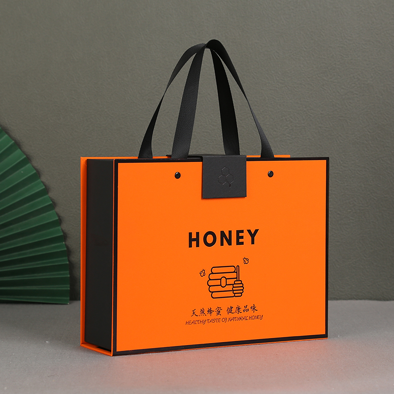 高档蜂蜜礼品盒现货批发手提盒含瓶子一斤高端礼盒空盒定制小批量