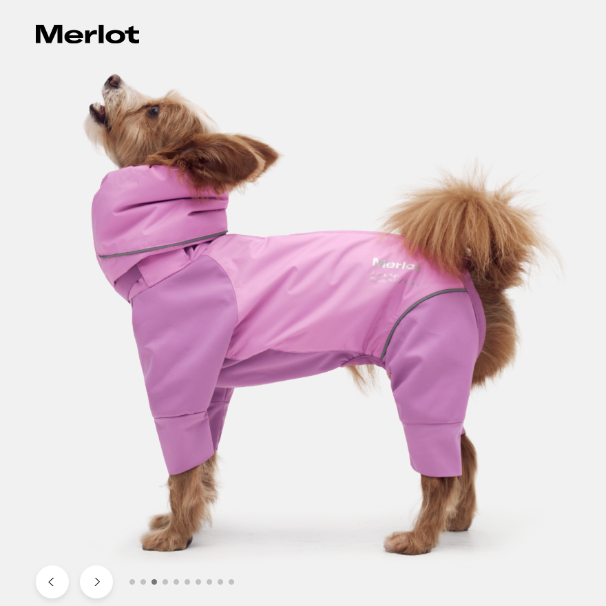 韩国Merlot宠物保暖四脚衣棉服