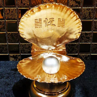 现货李居明常年吉祥物【金蚌之珠】摆件西南