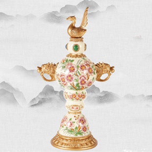 李居明吉祥物 大满贯摆件 九紫当令才位客厅办公室摆设