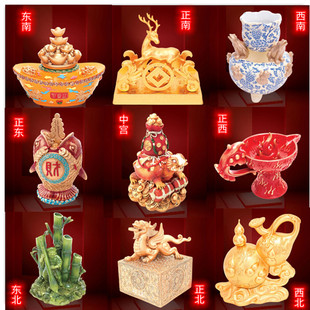 李居明2026马年九宫方位吉祥物马拉钱天赐横财葫芦霸鹿王镇风火轮