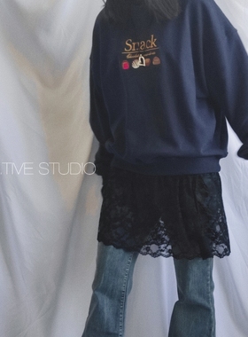 X.TIVE 秋冬系列美式刺绣印花套头宽松卫衣大码休闲ins风街头滑板