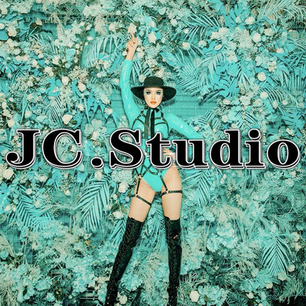 gogo演出服蒂芙尼蓝连体复古帽子夜店派对ds摩登女郎主题秀领舞服