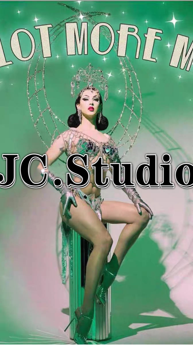 定制高端重工性感比基尼翅膀套装颗粒舞队酒吧DSgogo演出服