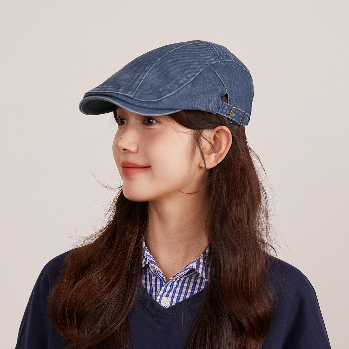 林小橘前进帽时尚街头风复古做旧