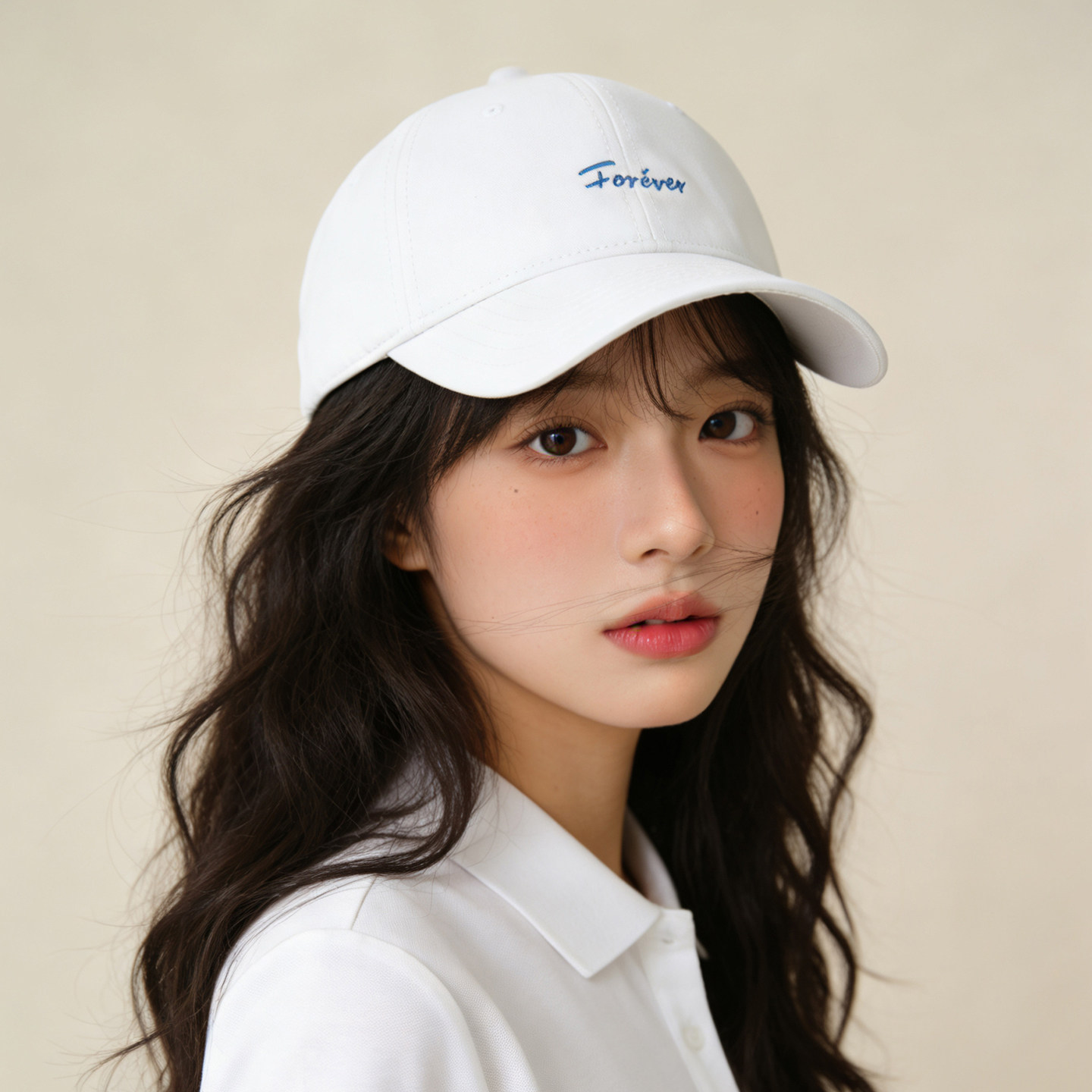 大头围纯棉棒球帽女韩版简约小刺绣软顶鸭舌帽白色弯檐遮阳帽帽子,服饰配件/皮带/帽子/围巾,帽子,淘宝优惠券,粉丝福利购,淘宝优惠卷