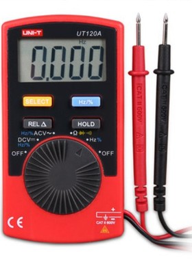 优利德UT120A/120B/120C口袋型袖珍数字万用表自动量程数显万能表