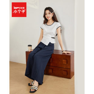 爱依服 韩系通勤气质上下套长裤 小个子专属 新款 2026夏季 IEF