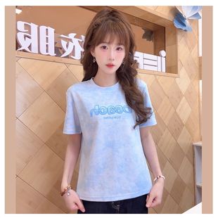宽松上衣女时尚 IEF 棉T恤短袖 爱依服2025新款 百搭显瘦 春季