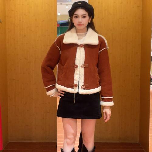 IEF/爱依服2024新款秋季灯芯绒外套5719A-D0217-