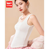 IEF 背心上衣 简约方领纯色通勤百搭修身 爱依服2025秋季 新款