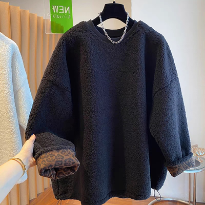 羊羔毛加厚卫衣女冬【赠运费险】