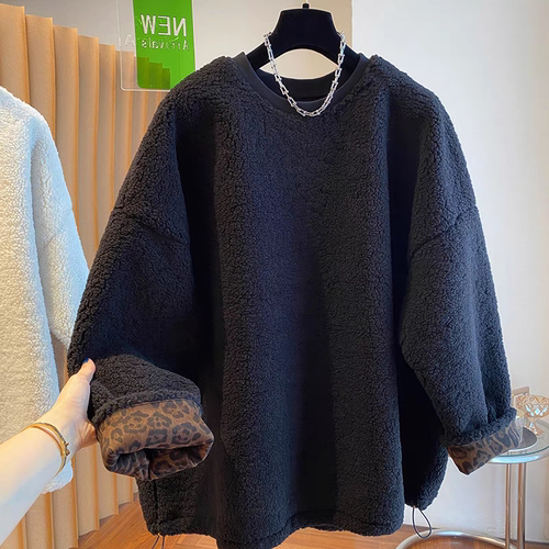 羊羔毛加厚卫衣女冬【赠运费险】