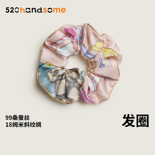 弹力发绳桑蚕丝绸欧美风发圈发绳