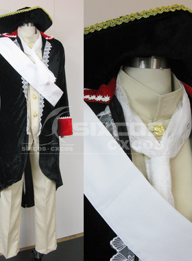 黑塔利亚APH 普鲁士独立战争指挥官 COS服装定做 Prussia Cosplay