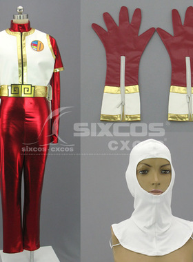 五星战队DAIRANGER大连者红色 天火星 亮Ryou COS服定做 Cosplay