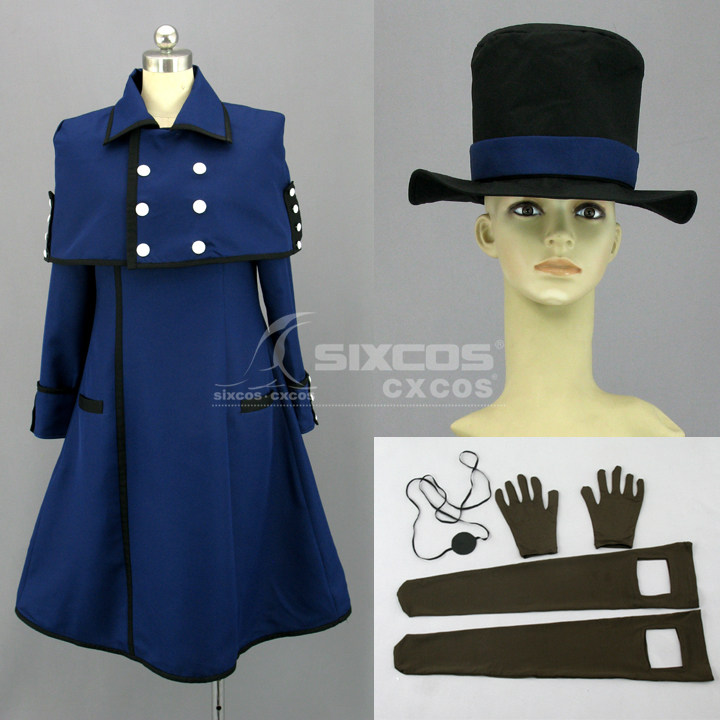 黑执事-夏尔COS服装定做 Kuroshitsuji Ciel Phantomhive cosplay