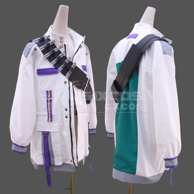 扭曲仙境COS定做 Twisted-Wonderland-Rook Hunt Lab CoatCosplay