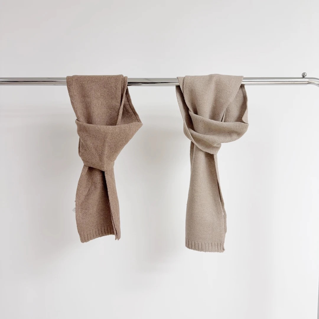 Z-21 日系简单两色文艺风围巾