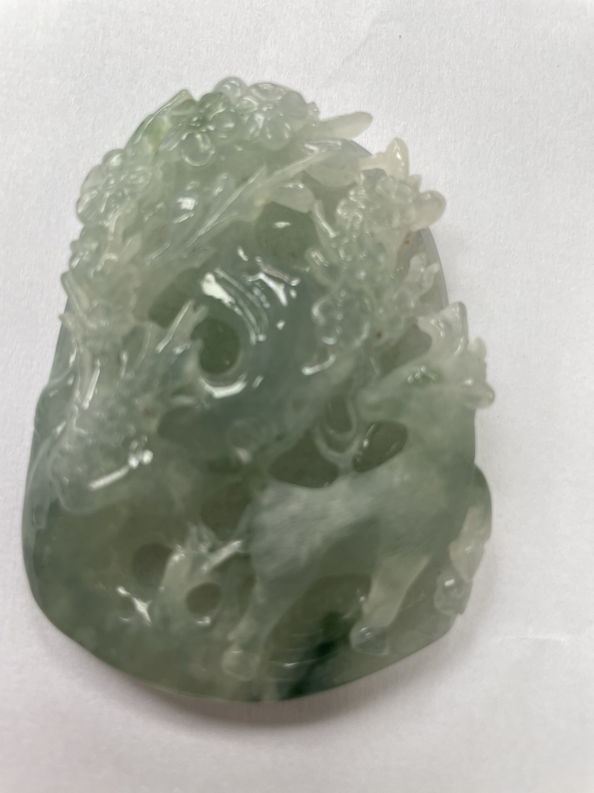 缅甸A货天然翡翠玉 小鹿大牌子项坠/吊坠