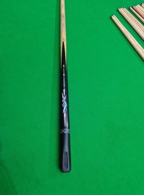 龙顶台球手工杆镶嵌刀刃未开私人入门款带剑文小头通用杆厂家