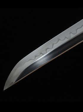 龙泉手工锻打高硬度日本刀一体长刀武士道钢刀katana 外贸 未开刃