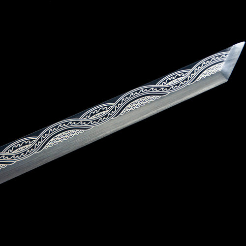 未开刃刀剑高锰钢素装棍居合直刀手工锻打唐横刀影视冷兵器未开刃