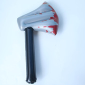 亚马逊现货pvc充气斧头玩具 饰道具批发 万圣节派对密室娱乐装