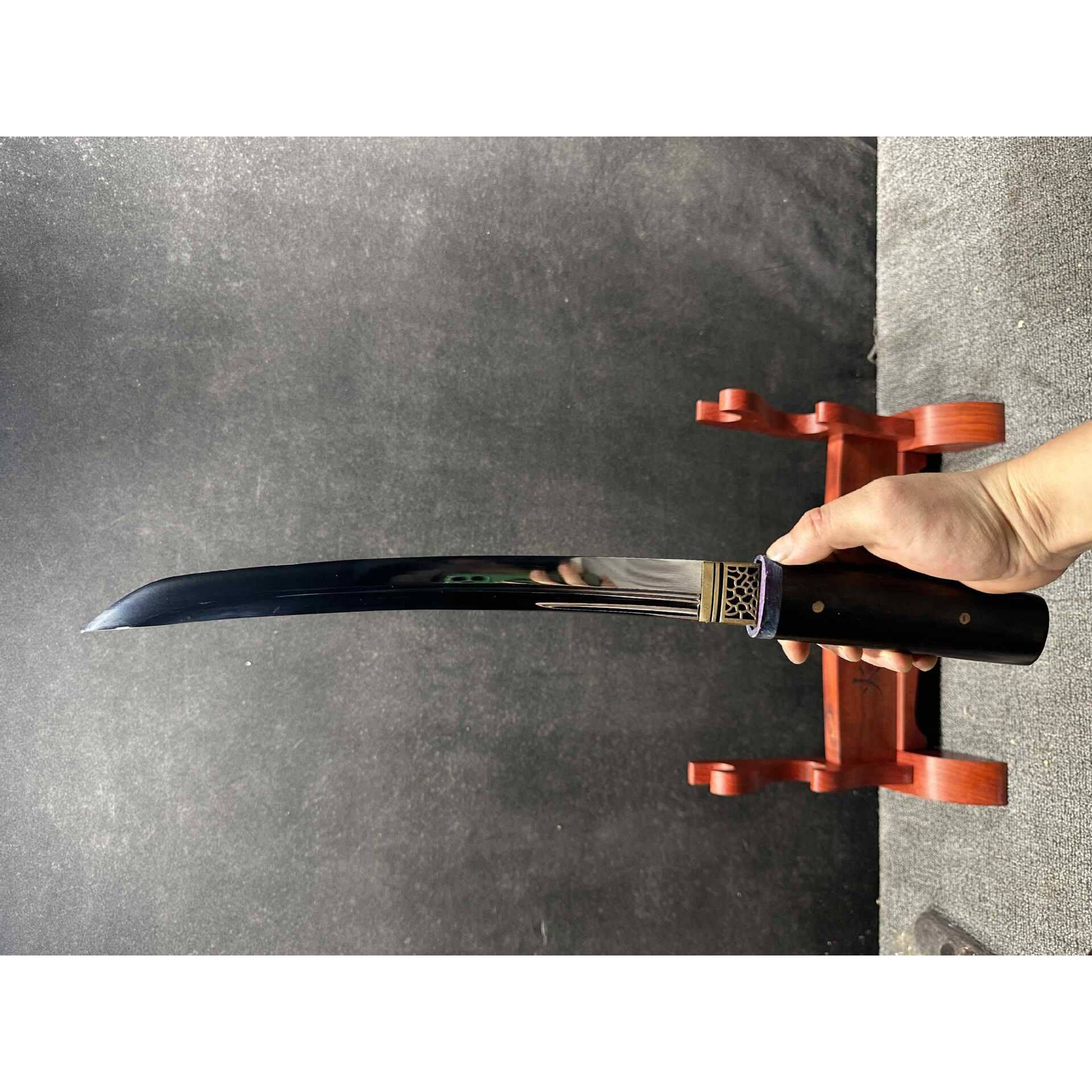 龙泉市刀剑火龙出品一体日式冷兵器宝剑居合乌丸肋差工艺品未开刃
