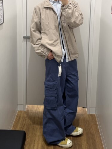 SSLstudio美式复古做旧cargo工装裤男女宽松百搭弯刀休闲阔腿长裤