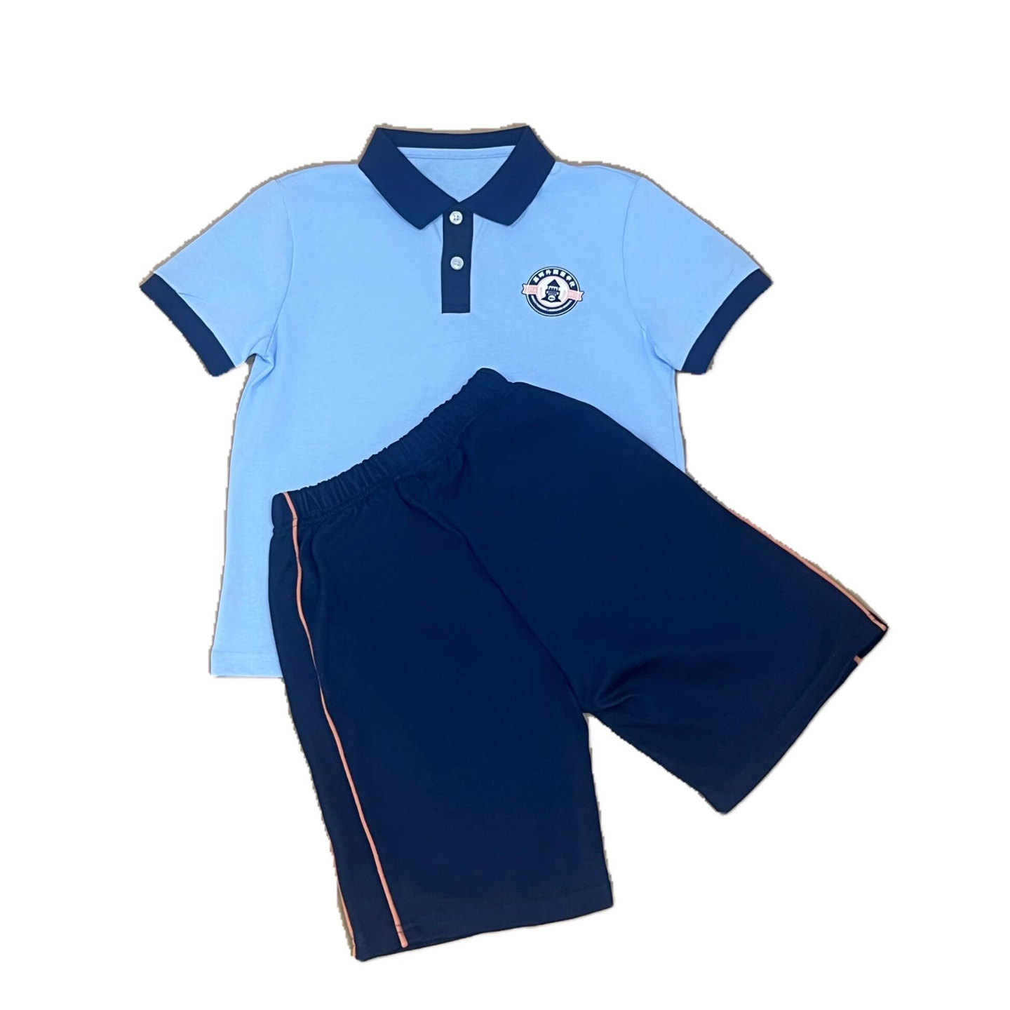 2026东莞 嘉晖外国语学校 夏季运动两套件校服  2件包邮