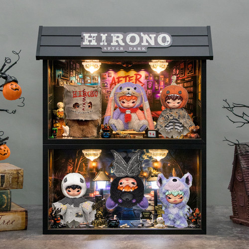 Hirono暗场系列毛绒挂件展示盒