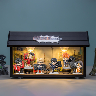 使用POPMART泡泡玛特排球少年垃圾场决战盲盒潮玩公仔手办展示盒