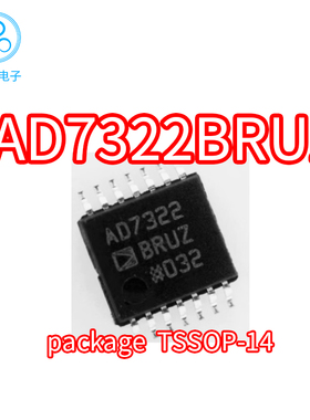 AD7322BRUZ  封装TSSOP-14 AD7322 AD7322BR AD7322BRU AD7322B