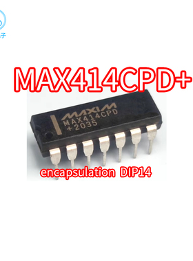 MAX414CPD+ 封装DIP14 双列直插 MAX414CPDMAX414CP MAX414