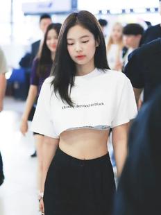 jennie金智妮同款爵士上衣演出服妹女美背心穿搭jazz甜辣系热y2k