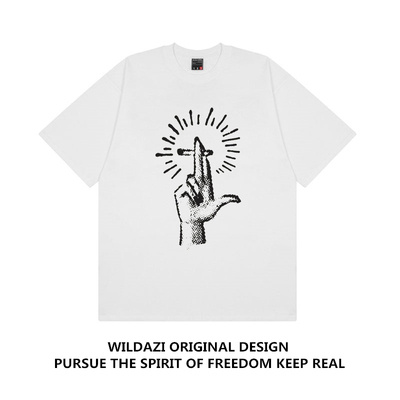 【我不喜欢抽烟】原创2026设计创意恶搞趣味印花宽松男女短袖T恤