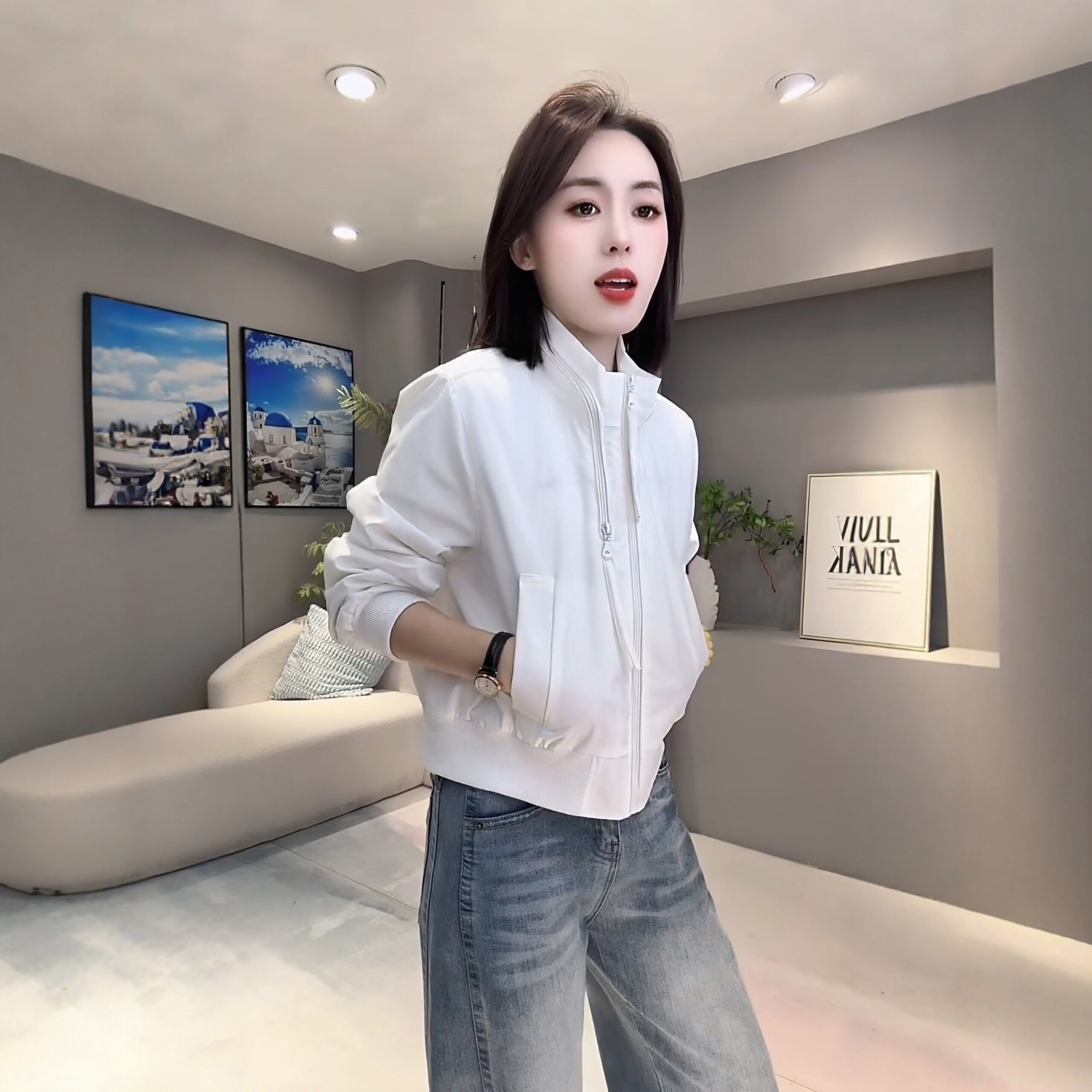 春夏薄款外套女短款小个