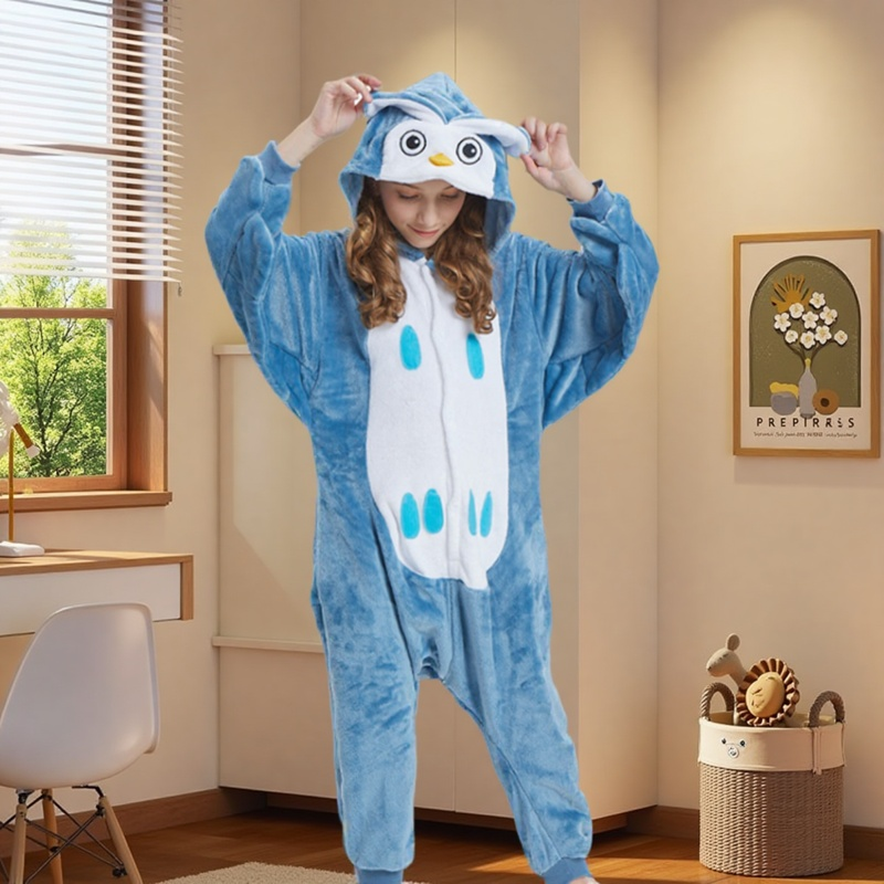 猫头鹰演出服儿童cosplay衣服幼儿园动物主题走秀运动会表演服装5