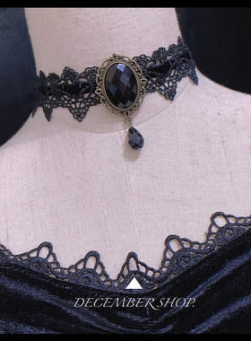 CHOKER纯欲暗黑蕾丝夸张配饰项圈