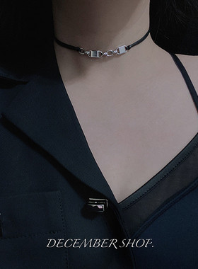 优质百搭金属链条锁骨链服装搭配饰品脖子饰品皮带子choker项圈女