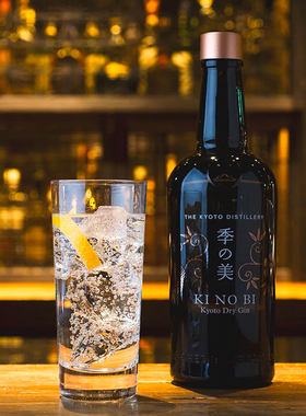 季之美金酒配制酒Kinobi KyotoDryGin杜松子酒 700ml 45.7度 国行