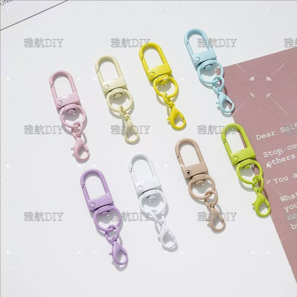 彩色马卡龙色系门扣带龙虾扣饰品挂饰diy配件毛绒挂件拼豆钥匙扣,饰品/流行首饰/时尚饰品新,扣,淘宝优惠券,粉丝福利购,淘宝优惠卷