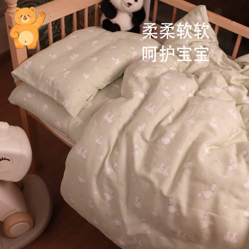儿童a类纯棉被套双层纱被罩儿童