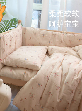 儿童三件套纯棉全棉2025新款双层纱被套a类母婴级超柔软儿童被套