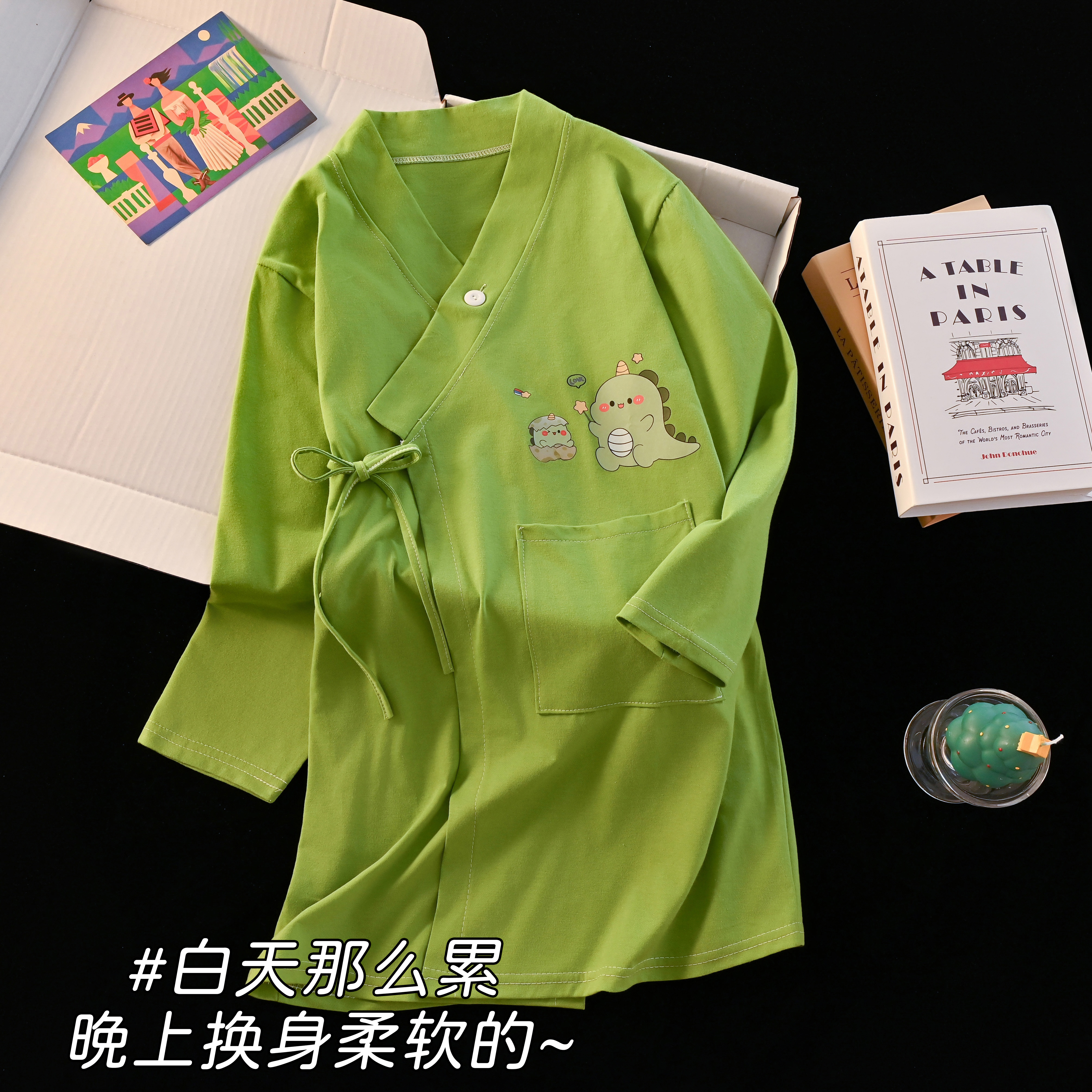 女童睡衣春秋款纯棉儿童浴袍长袖家居服睡袍卡通女孩大童宝宝秋季